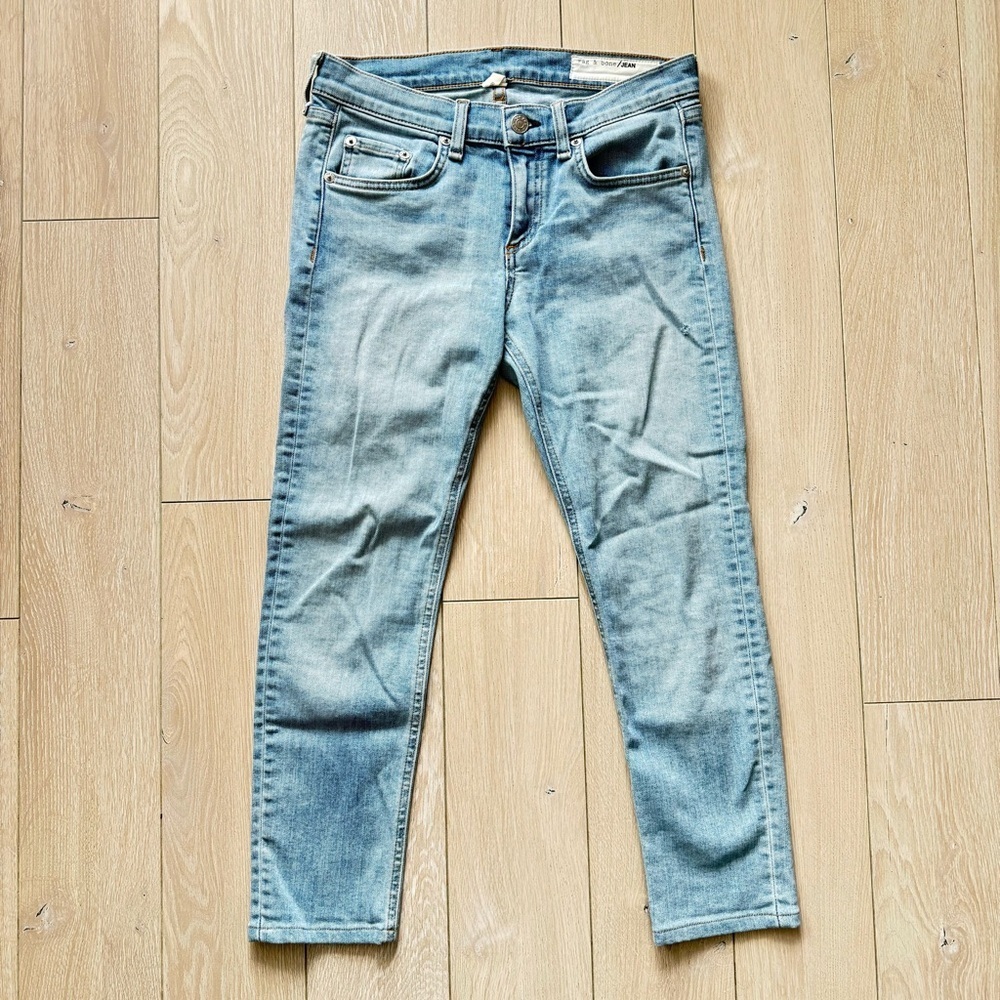 rag & bone Capri Skinny Jeans in Wiley Light Wash Women’s Size 26 Made in USA